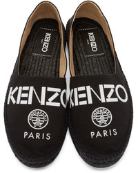 Espadrilles en toile noires Kenzo