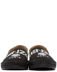 Espadrilles en toile noires Kenzo