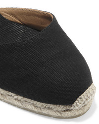 Espadrilles en toile noires Castaner