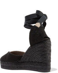 Espadrilles en toile noires Castaner