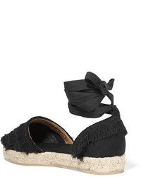 Espadrilles en toile noires Castaner