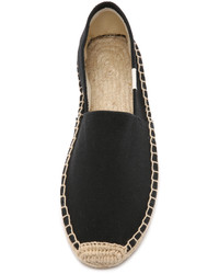 Espadrilles en toile noires Soludos