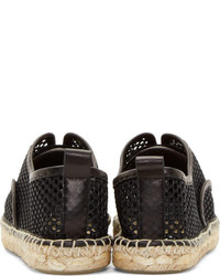 Espadrilles en tulle noires Flamingos