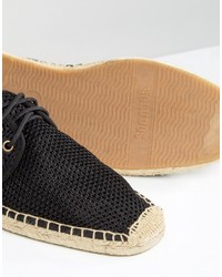 Espadrilles en tulle noires Soludos