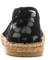 Espadrilles en tulle noires Kurt Geiger