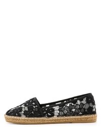 Espadrilles en tulle noires Kurt Geiger