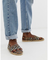 Espadrilles géométriques multicolores