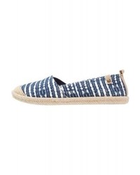 Espadrilles imprimées bleu marine Roxy