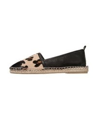 Espadrilles imprimées léopard marron foncé Zign