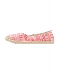Espadrilles imprimées roses Roxy