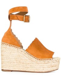 Espadrilles marron clair Chloé