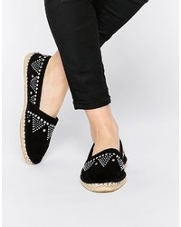 Espadrilles noires Asos