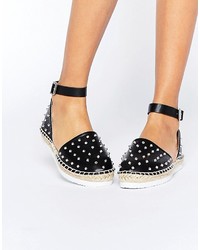 Espadrilles noires Asos