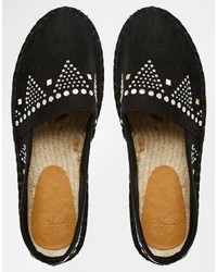 Espadrilles noires Asos