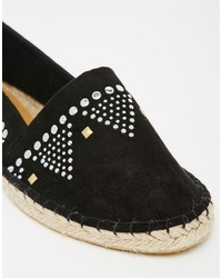 Espadrilles noires Asos