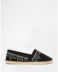 Espadrilles noires Asos