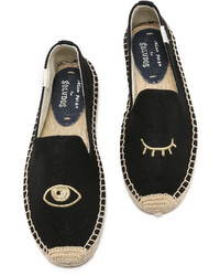 Espadrilles noires Soludos