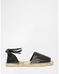 Espadrilles noires Asos