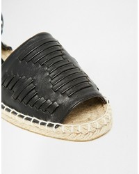 Espadrilles noires Asos