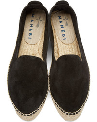 Espadrilles noires Manebi