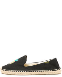 Espadrilles noires Soludos