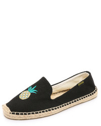 Espadrilles noires Soludos