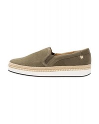 Espadrilles olive River Island