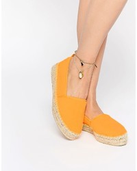 Espadrilles orange Asos