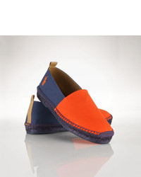 Espadrilles rouge et bleu marine