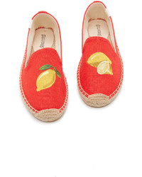 Espadrilles rouges Soludos