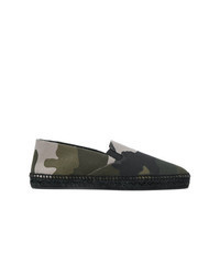 Espadrilles vert foncé