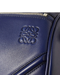 Fourre-tout en cuir bleu Loewe