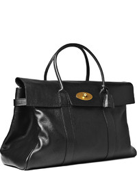 Fourre-tout en cuir noir Mulberry