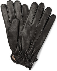 Gants en cuir noirs WANT Les Essentiels