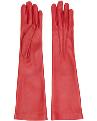 Gants rouges Jil Sander