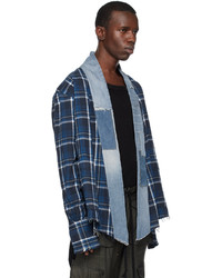 Gilet bleu marine Greg Lauren