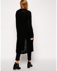 Gilet duveteux noir Asos