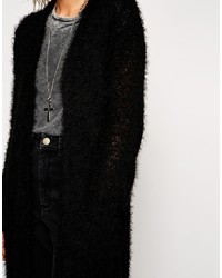 Gilet duveteux noir Asos