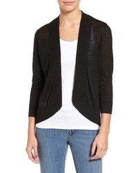 Gilet en lin noir