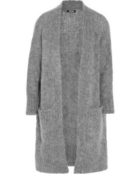Gilet en tricot gris DKNY