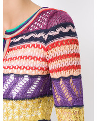 Gilet en tricot multicolore Cecilia Prado