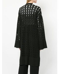 Gilet en tricot noir Versace Collection