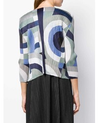 Gilet imprimé multicolore Pleats Please By Issey Miyake