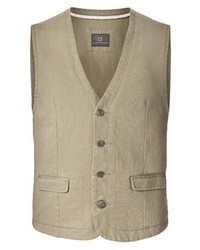 Gilet marron clair Jan Vanderstorm