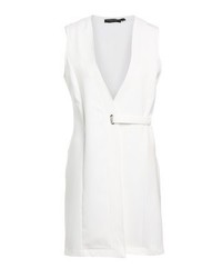 Gilet sans manches blanc Dorothy Perkins