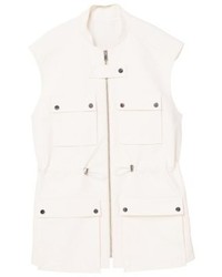 Gilet sans manches blanc Mango