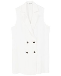Gilet sans manches blanc Mango