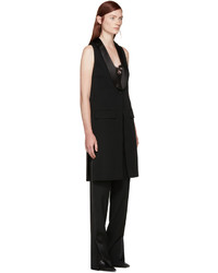 Gilet sans manches en laine noir Givenchy