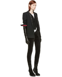 Gilet sans manches en laine noir Haider Ackermann