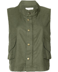 Gilet sans manches olive The Great